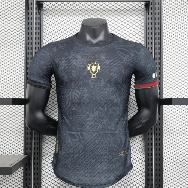 Maillots Homme Extérieur Portugal 23/24 Noir S-XXL